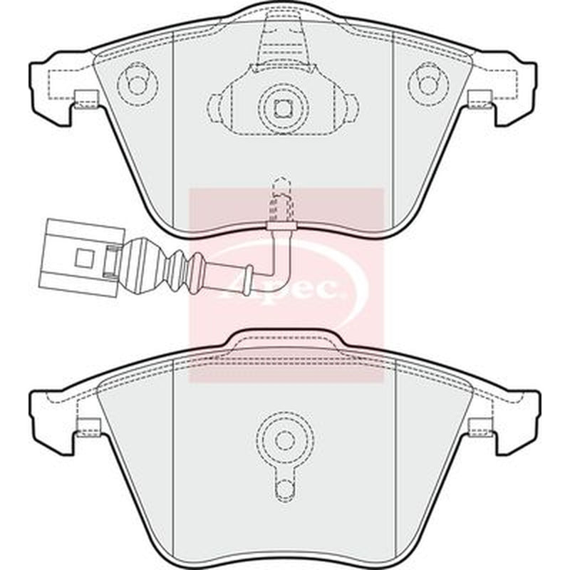 Apec Front Brake Pad Set PAD1531