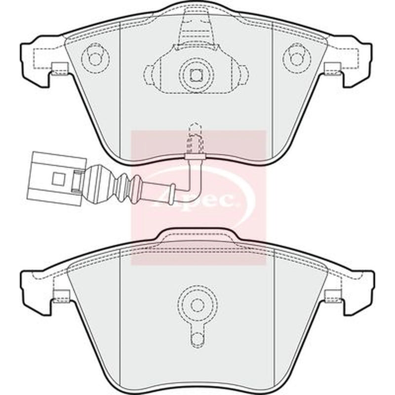 Apec Front Brake Pad Set PAD1531