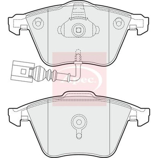 Apec Front Brake Pad Set PAD1531