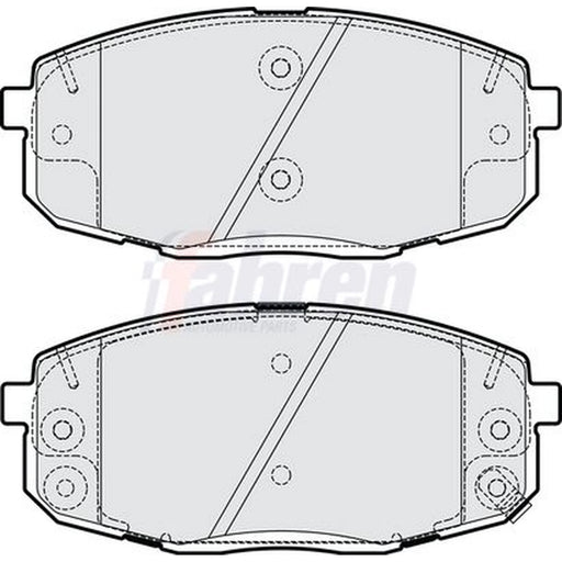 Fahren Front Brake Pad Set FBP3910