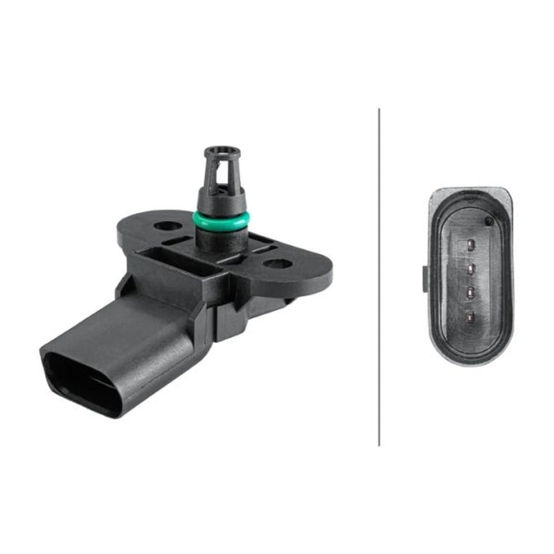 Hella Turbo Boost Pressure Sensor before exhaust turbocharger 6PP 358 152-221