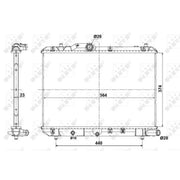 NRF Engine Radiator 56101