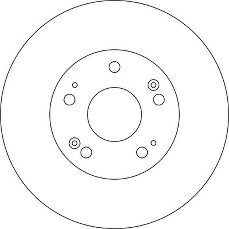 Abtex 2 x Solid Rear Brake Discs BD1856S