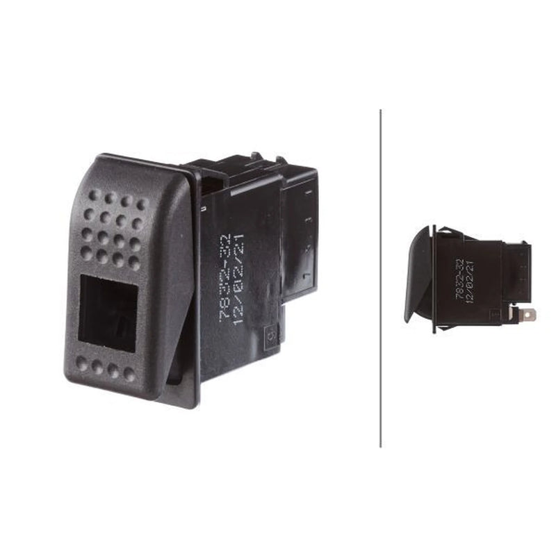 Hella Hazard Warning Light Switch 8 Connectors 6HH 007 832-321
