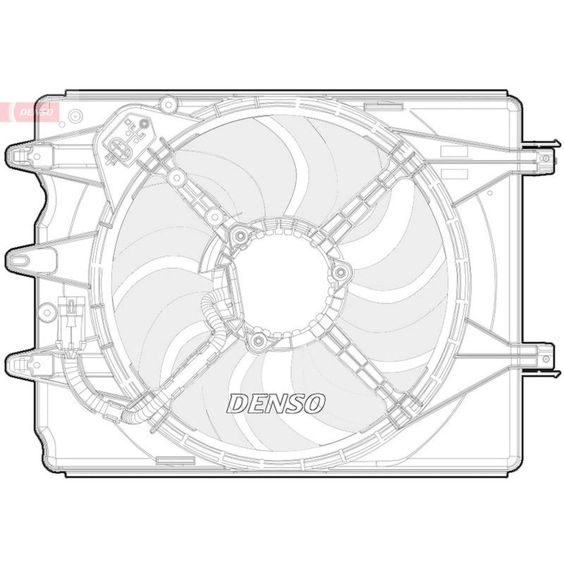 Denso Engine Cooling Fan DER09068