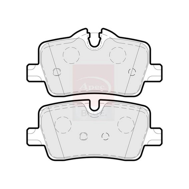Apec Rear Brake Pad Set PD3932