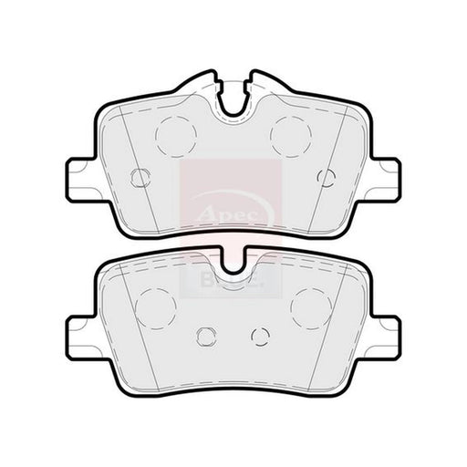 Apec Rear Brake Pad Set PD3932