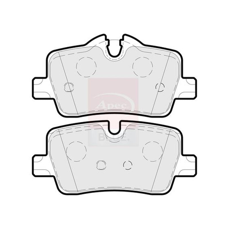 Apec Rear Brake Pad Set PD3932
