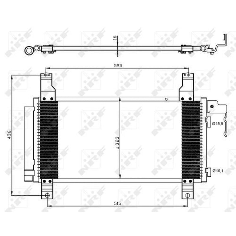 NRF Air Conditioning Condenser 35464