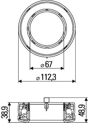 Hella 2SB 009 362-327 Tail Light Assembly