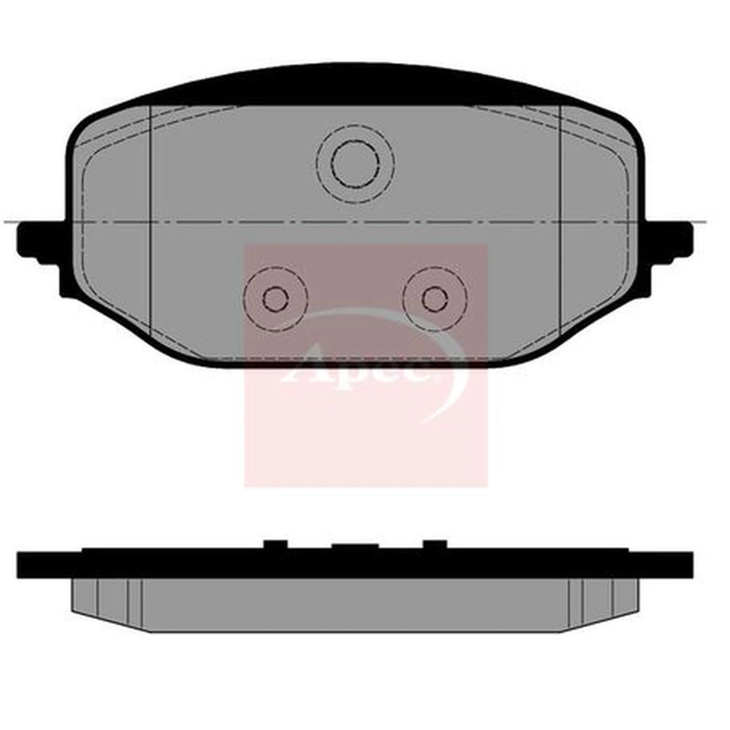 Apec Front Brake Pad Set PAD2556