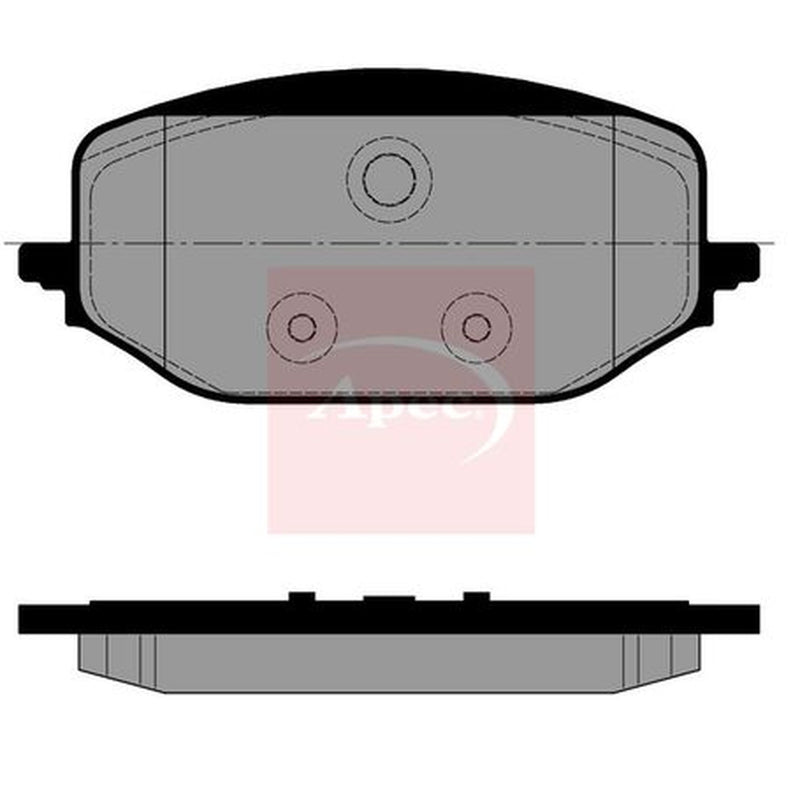 Apec Front Brake Pad Set PAD2556