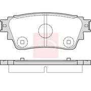 Apec Rear Brake Pad Set PAD2303