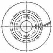 Borg & Beck 2 x Vented Front Brake Discs BBD5504