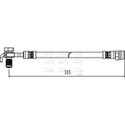 Apec Brake Hydraulic Hose Line Rear Right HOS4111