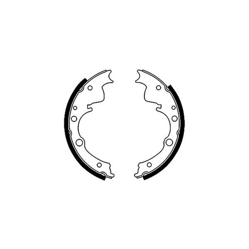 Mintex Brake Shoe Set Axle Kit MLR69