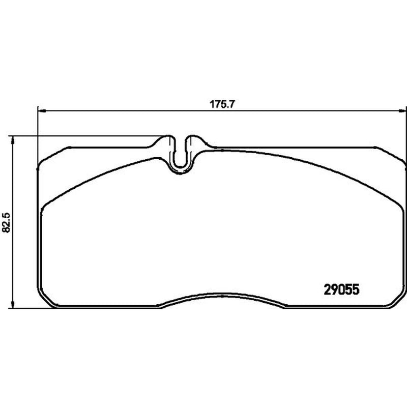 DON Front Brake Pad Set CVP021