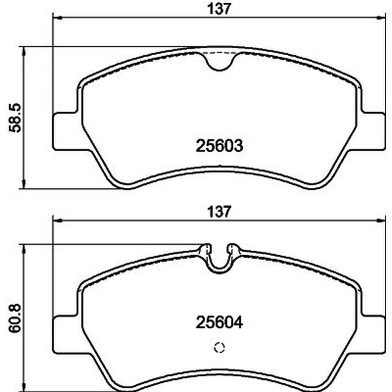 Mintex Rear Brake Pad Set MDB3912