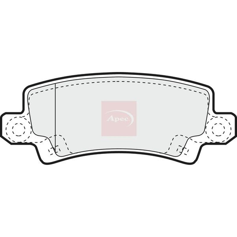 Apec Rear Brake Pad Set PAD1243