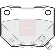 Apec Rear Brake Pad Set PAD1276