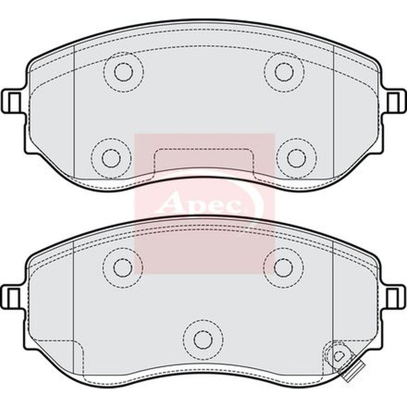 Apec Front Brake Pad Set PAD2239