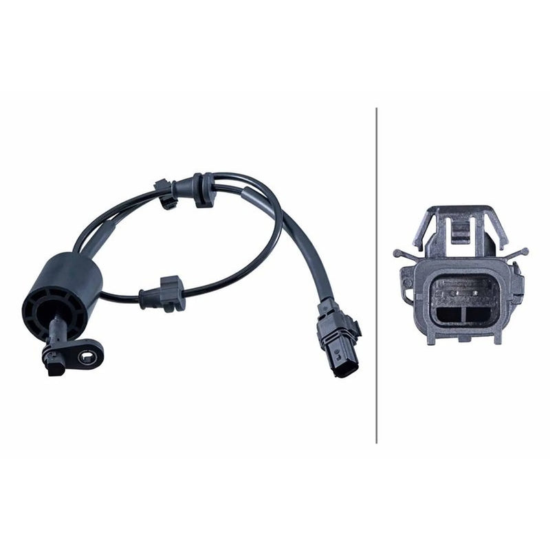 Hella ABS Wheel Speed Sensor Rear Left 6PU 358 252-431