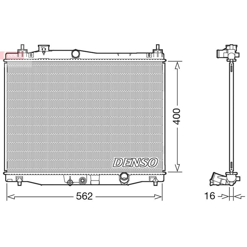 Denso Engine Radiator DRM40047