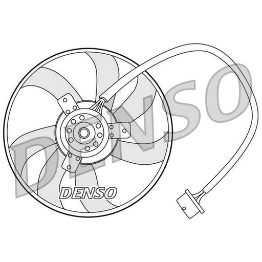 Denso Engine Cooling Fan DER32003