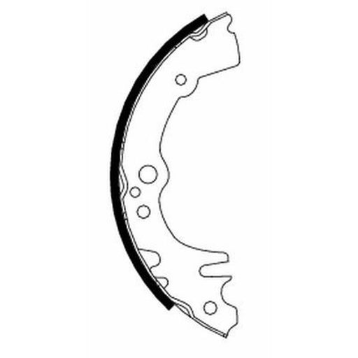 Textar Brake Shoe Set Axle Kit 91059300