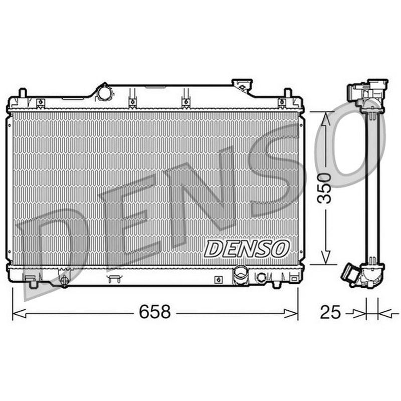 Denso Engine Radiator DRM40007