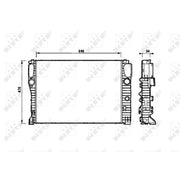 NRF Engine Radiator 53829