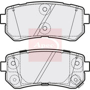 Apec Rear Brake Pad Set PAD2195