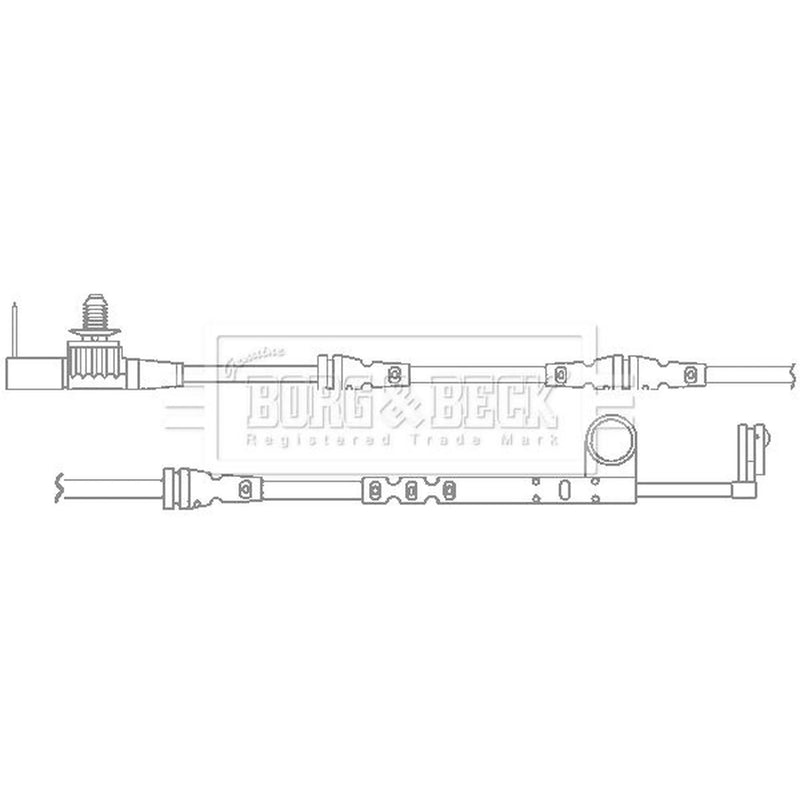Borg & Beck Brake Pad Wear Sensor Front BWL3119