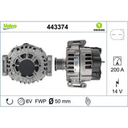 Valeo Car Alternator 12V 443374