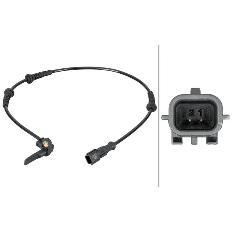 Hella ABS Wheel Speed Sensor Front 6PU 012 806-941
