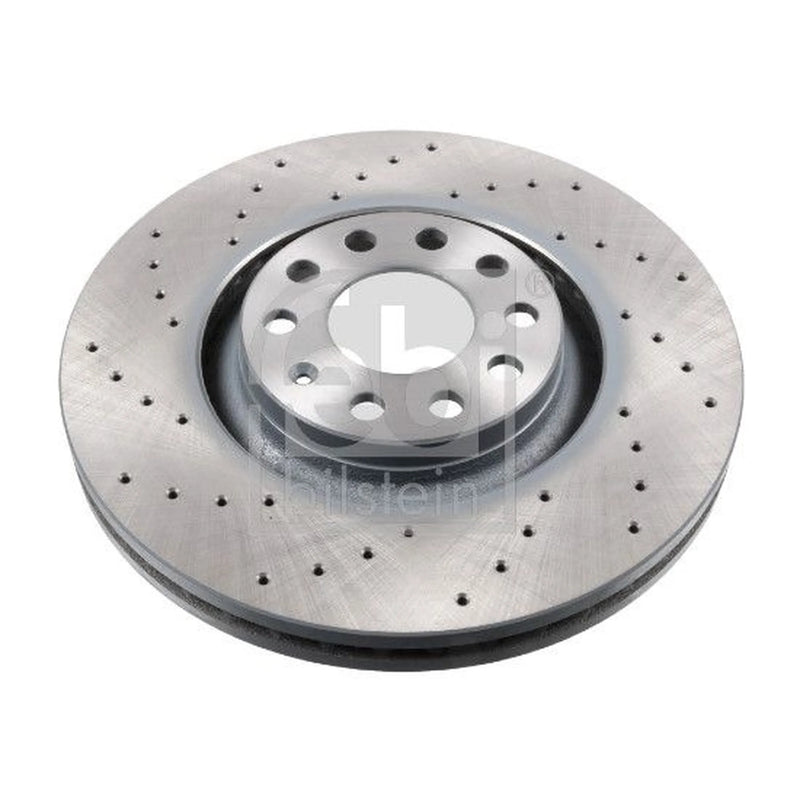 Febi 2 x Perforated/Vented Front Brake Discs 44121