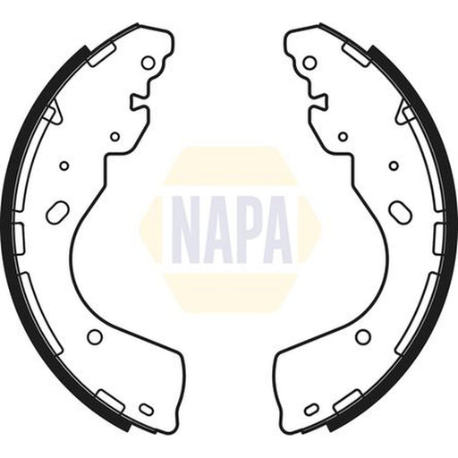 NAPA Brake Shoe Set Axle Kit NBS1077