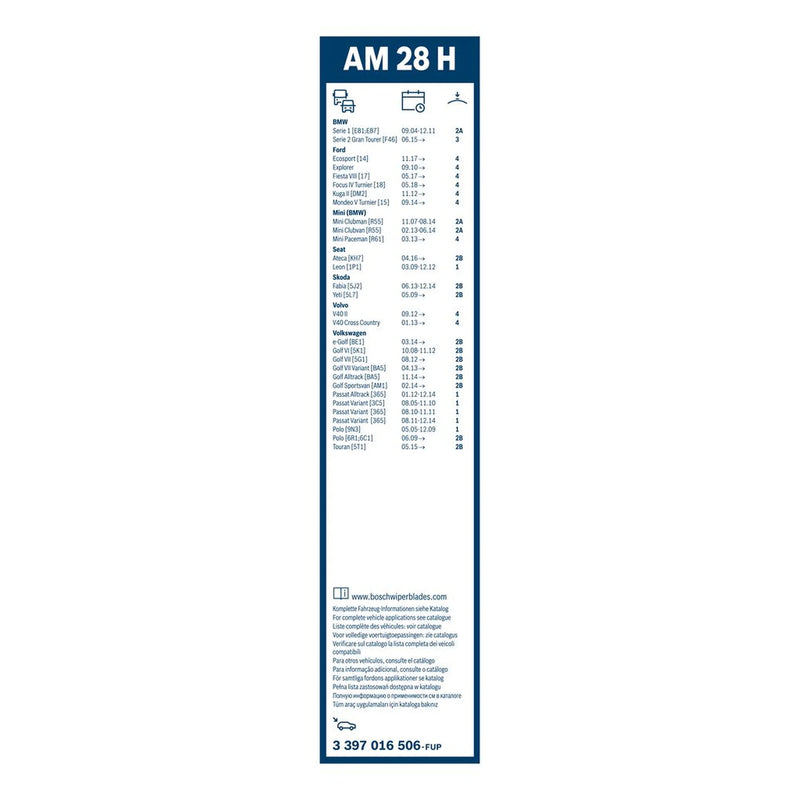 Bosch Aerotwin Wiper Blade 280mm — AM28H