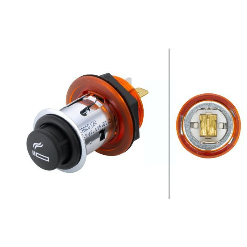 Hella Cigarette Lighter 12V Red 8EZ 8EZ 008 021-041 3J02923460 8EZ 008 021-041