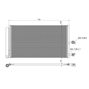 NRF Air Conditioning Condenser 350450