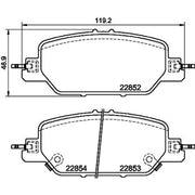 Mintex Rear Brake Pad Set MDB4055