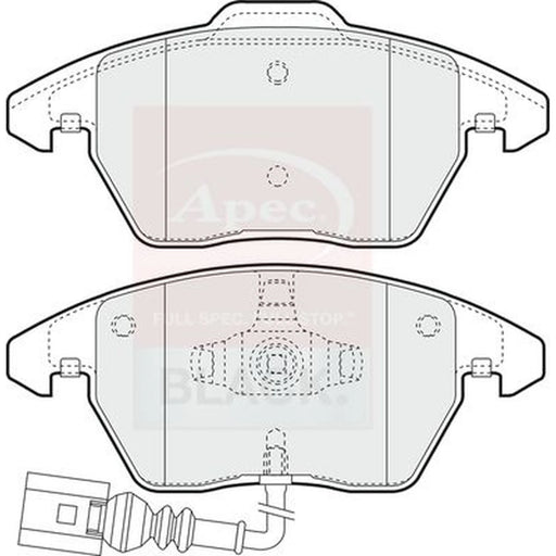 Apec Front Brake Pad Set PAD1313B