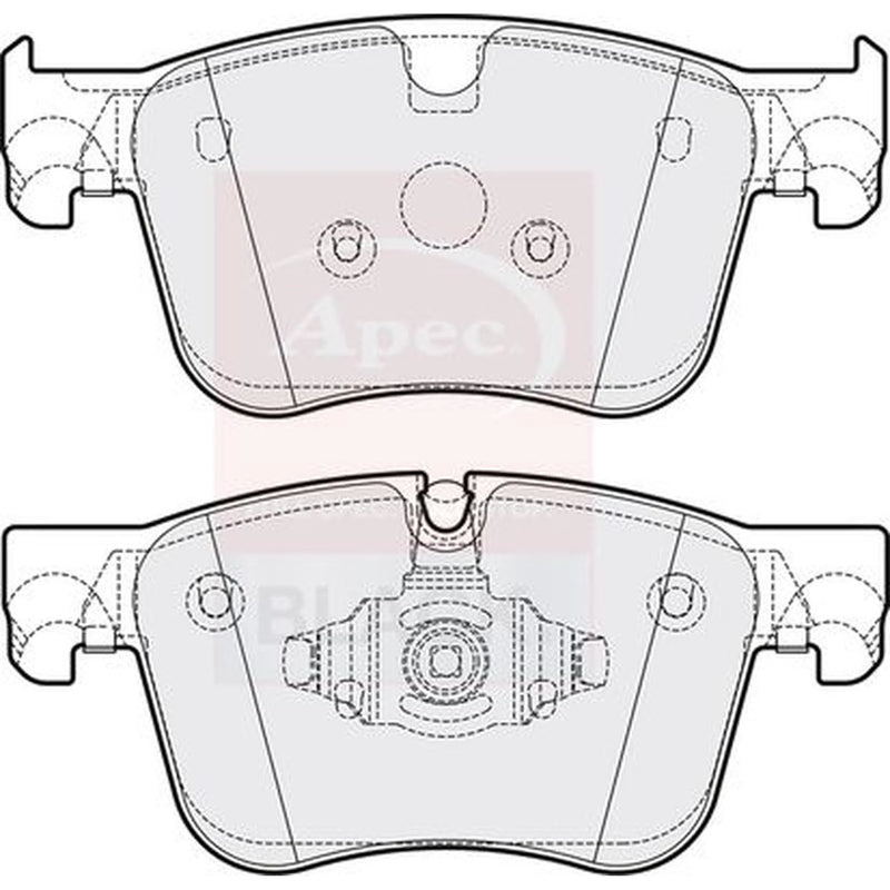 Apec Front Brake Pad Set PAD2184B