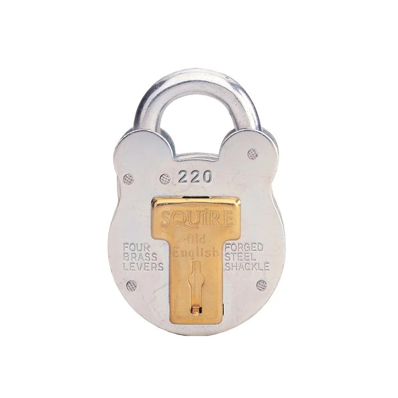 Squire Old English Padlock Galvanised 220 - 220
