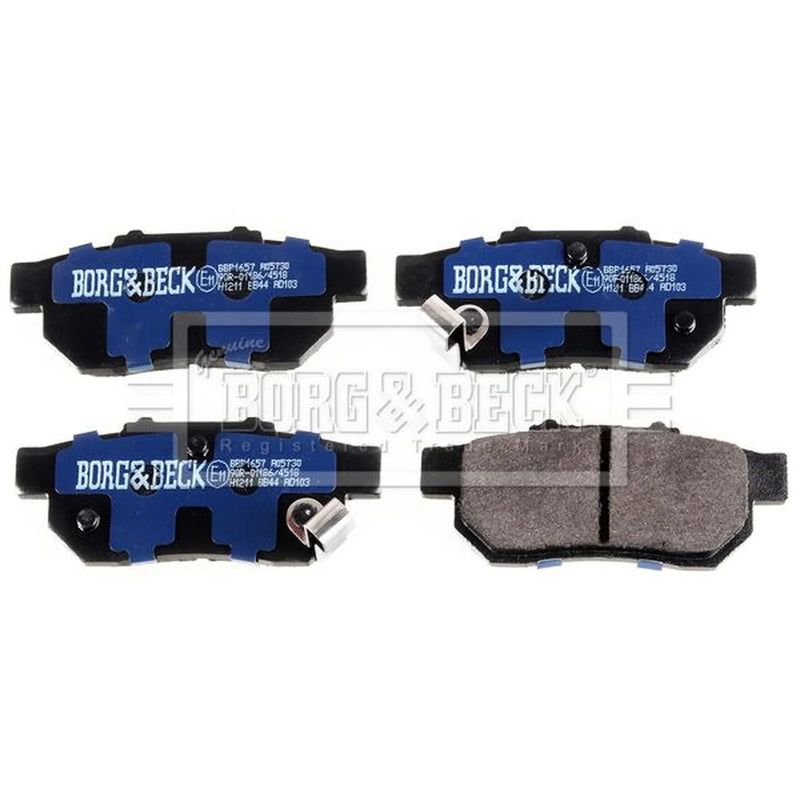 Borg & Beck 4 x Rear Brake Pad Set BBP1657