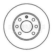 Borg & Beck Front Brake Discs BBD4857