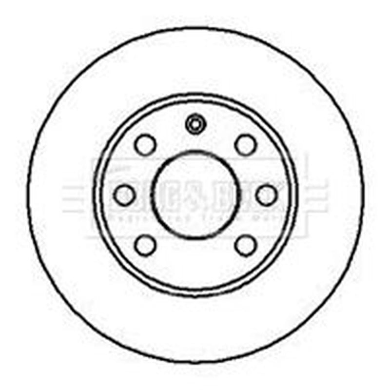 Borg & Beck Front Brake Discs BBD4857