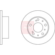 Apec 2 x Solid Front Brake Discs DSK548