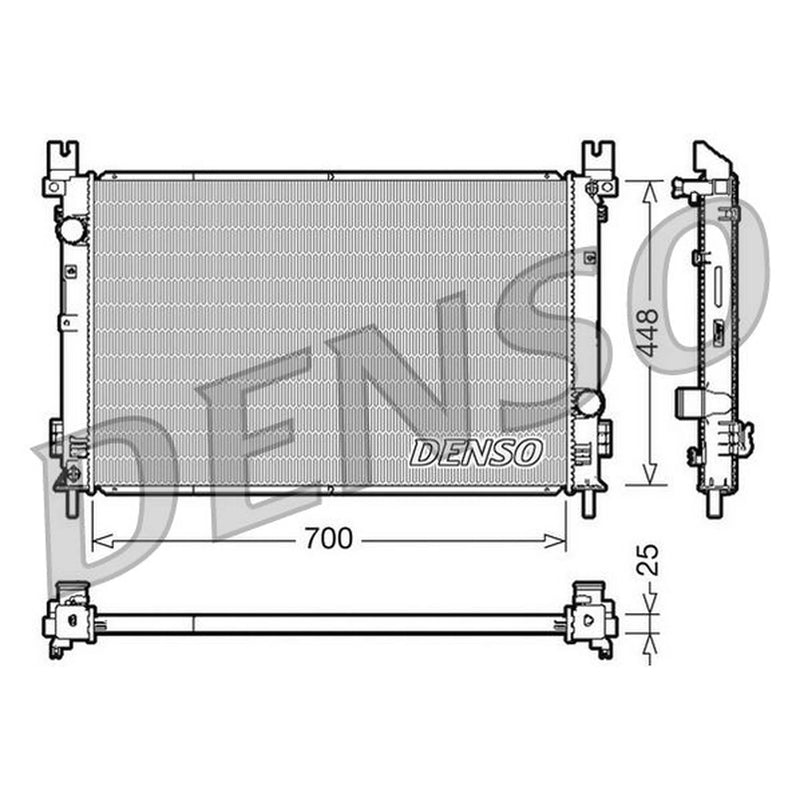 Denso Engine Radiator DRM06001