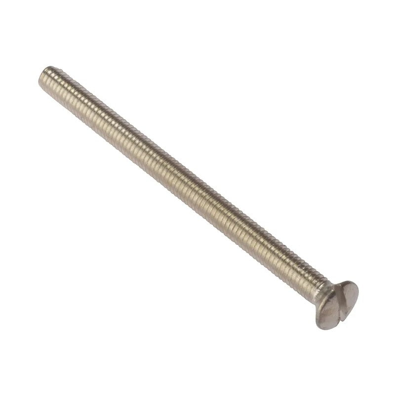 ForgeFix Socket Screw Slotted Raised Head Nickel Plated 3.5 x Bag 100 25-75mm